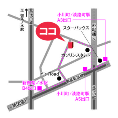 スクールの地図